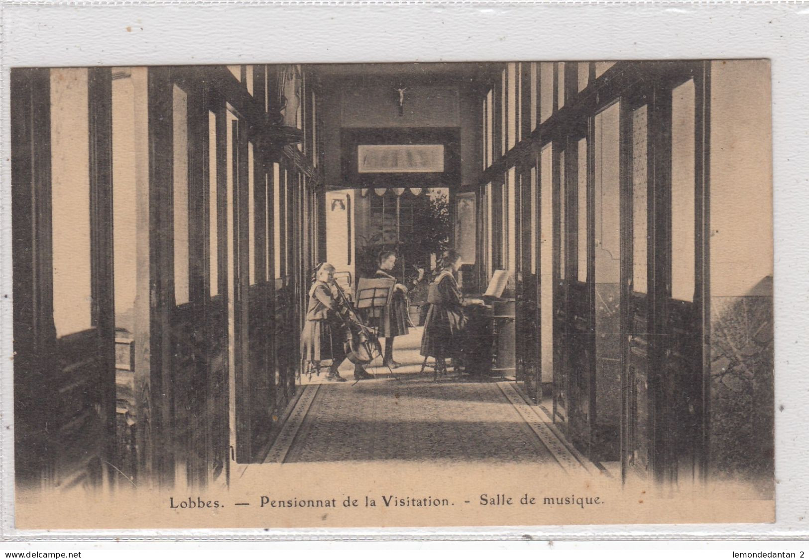 Lobbes. Pensionnat De La Visitation. Salle De Musique. * - Lobbes