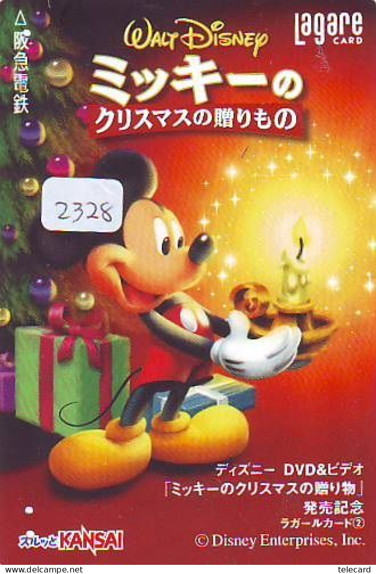 Carte Prépayée Japon DISNEY  * NOËL * WEIHNACHTEN (2328) CHRISTMAS * KERST * NAVIDAD * NATALE - Disney