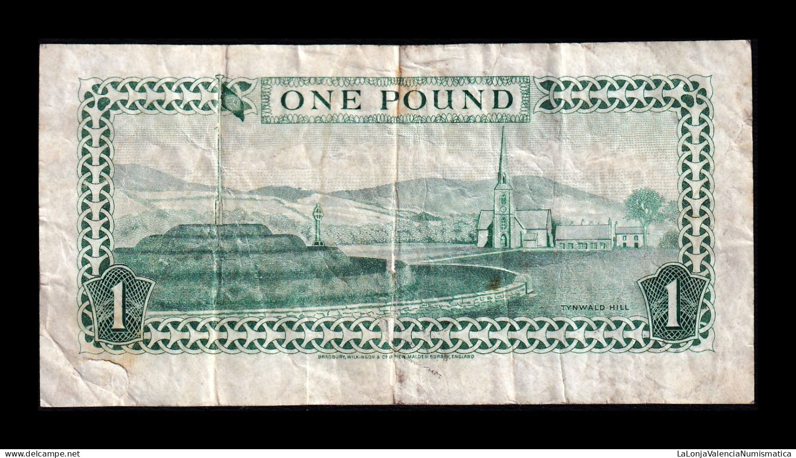 Isla De Man Isle Of Man 1 Pound Elizabeth II 1983 Pick 38 Bc F - 1 Pond