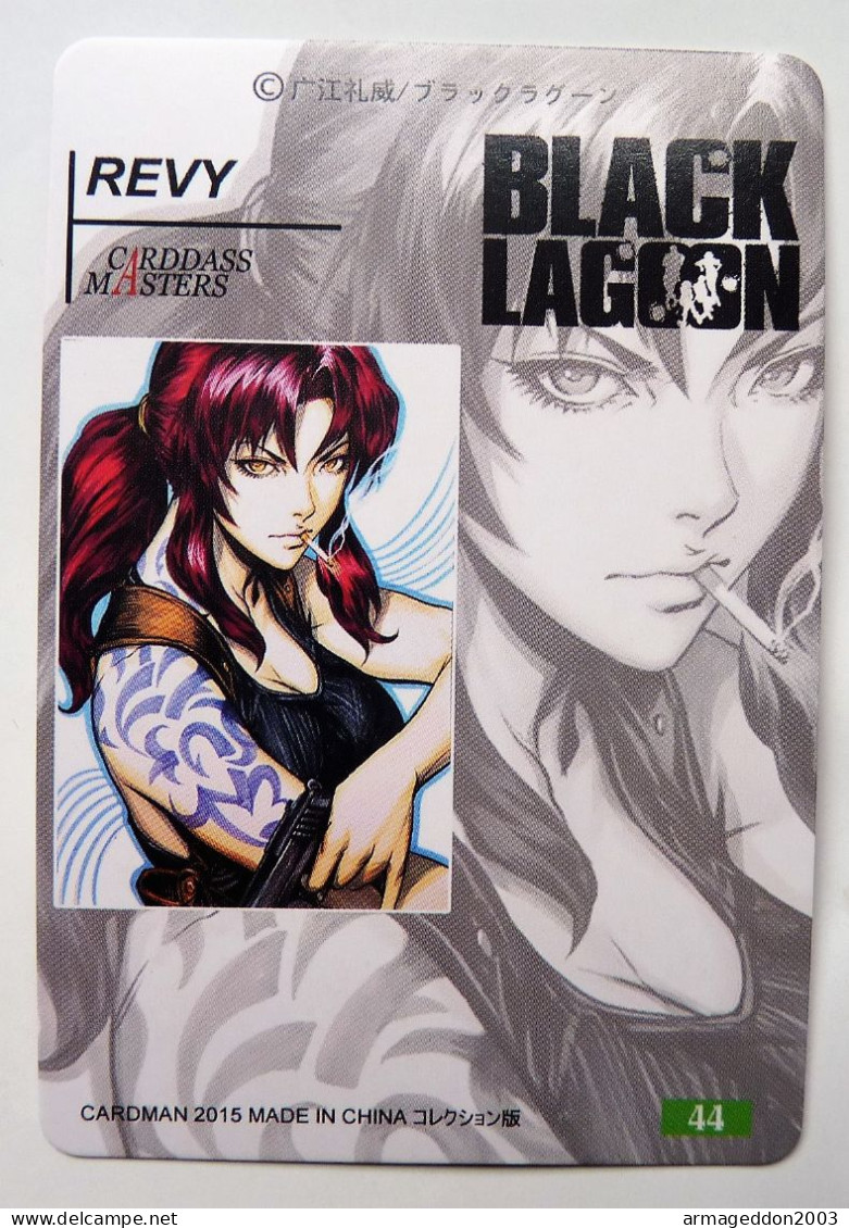 CARTE SEXY GIRL WAIFU BEAUTY MANGA MINT HOLO PRISM Black Lagoon - Revy - Marvel