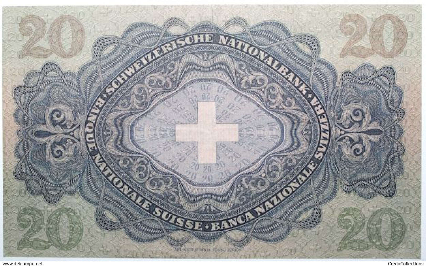 Suisse - 20 Francs - 1947 - PICK 39p.2 - SUP - Suiza