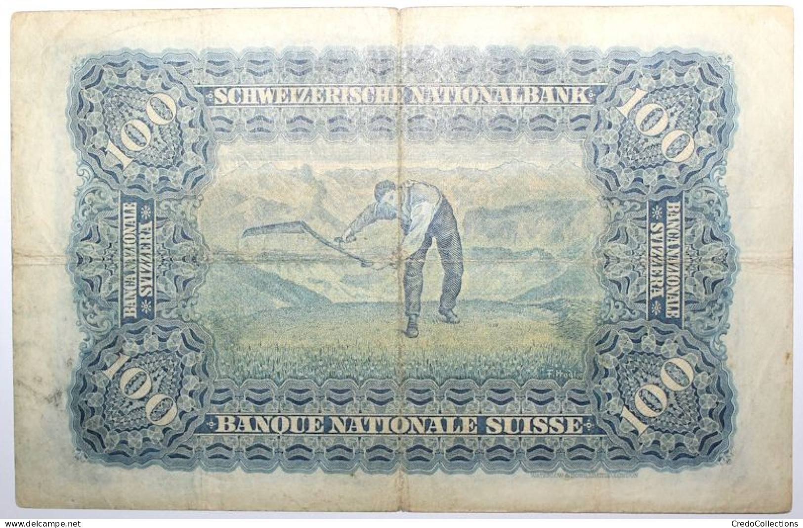 Suisse - 100 Francs - 1945 - PICK 35s.1 - TB - Suiza