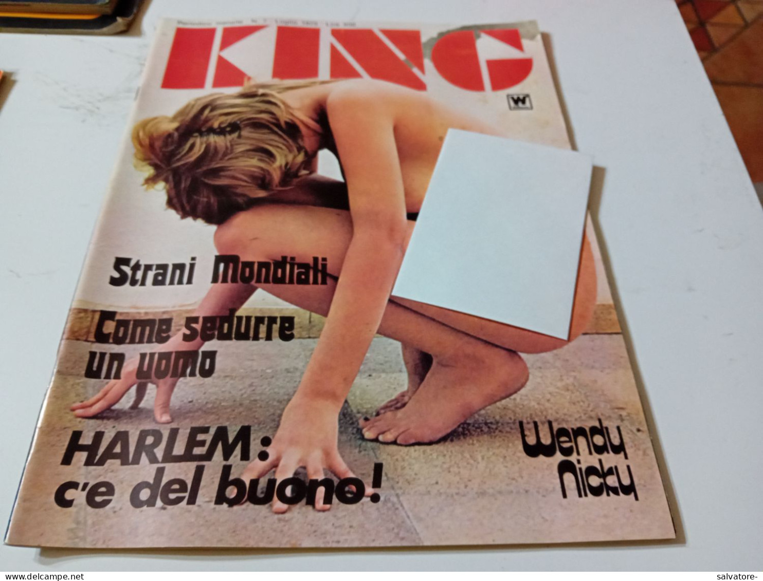 RIVISTA KING -NUMERO  7- LUGLIO 1973 - Gezondheid En Schoonheid