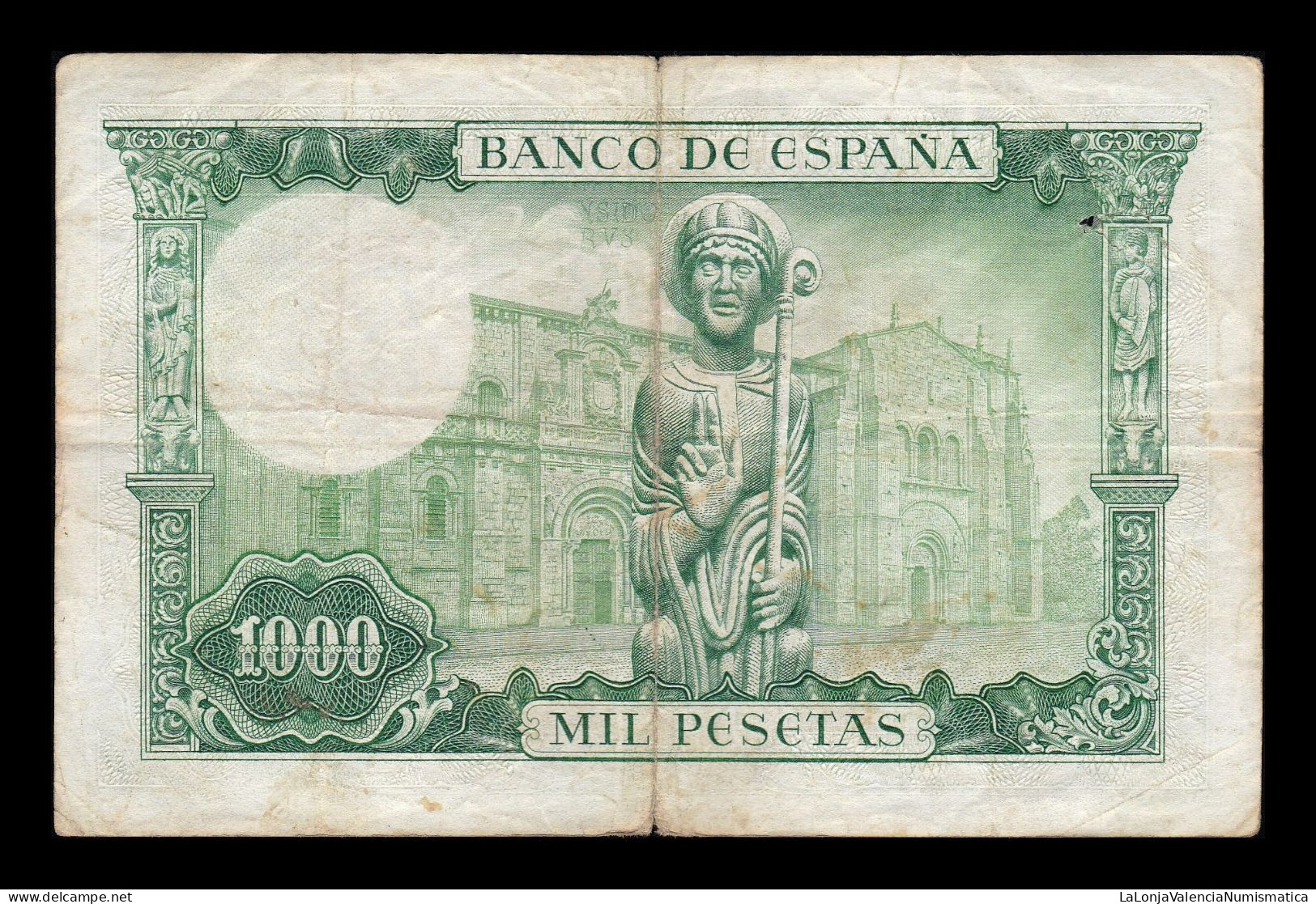 España Spain 1000 Pesetas San Isidoro 1965 Pick 151 Serie X Bc/Mbc F/Vf - 1000 Pesetas