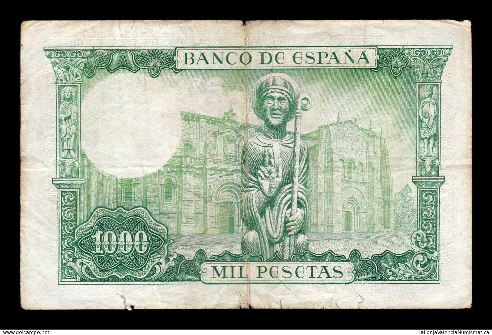 España Spain 1000 Pesetas San Isidoro 1965 Pick 151 Serie 1G Bc/Mbc F/Vf - 1000 Pesetas