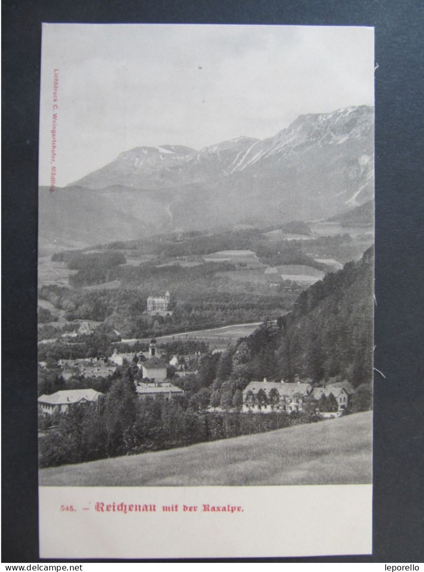 AK REICHENAU M. Raxalpe   Ca. 1900 // D*57666 - Semmering