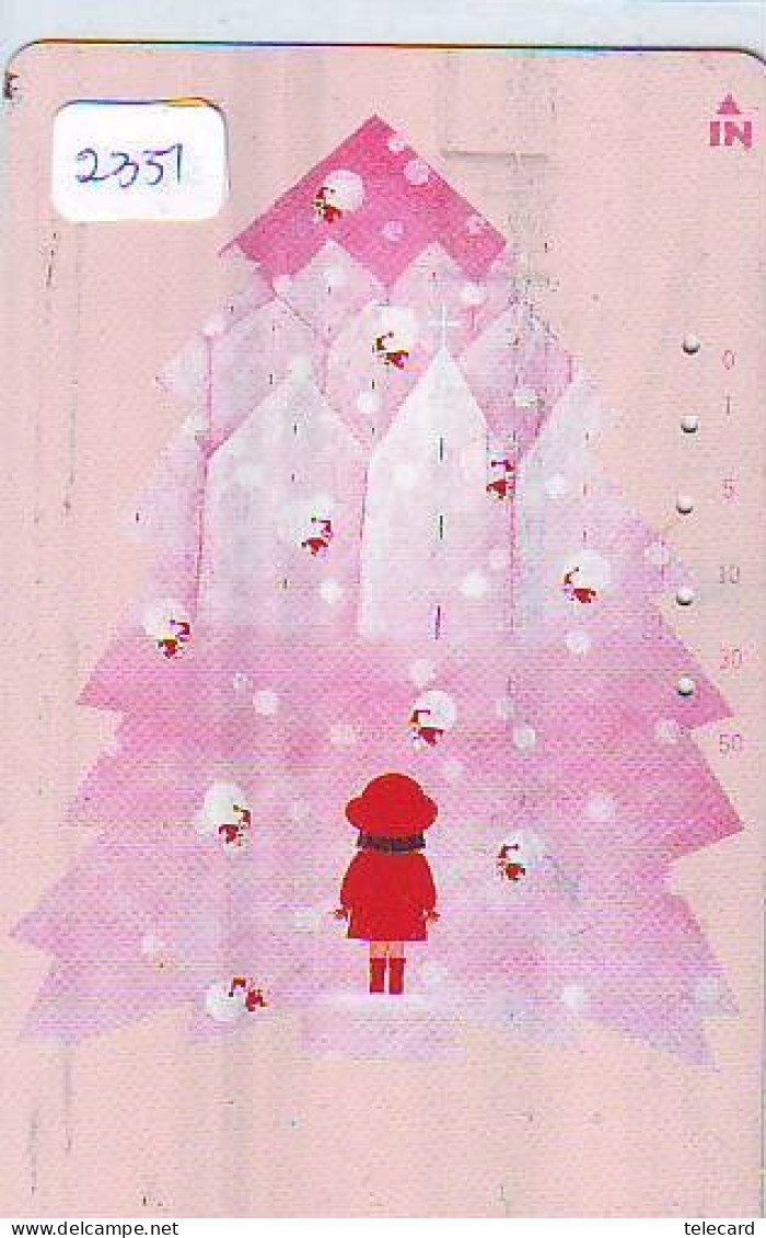 Télécarte JAPON * NOËL * WEIHNACHTEN (2351) CHRISTMAS * KERST * NAVIDAD * NATALE - Kerstmis