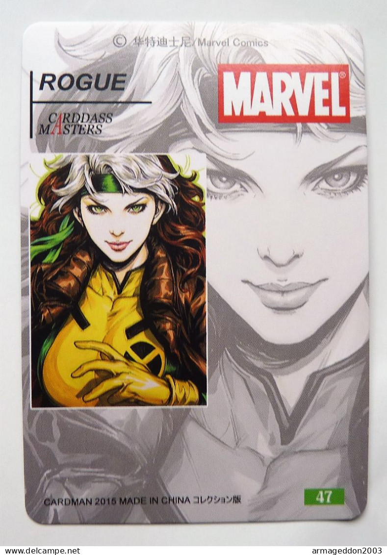 CARTE SEXY GIRL WAIFU BEAUTY MANGA MINT HOLO PRISM Rogue Malicia Avengers - Marvel