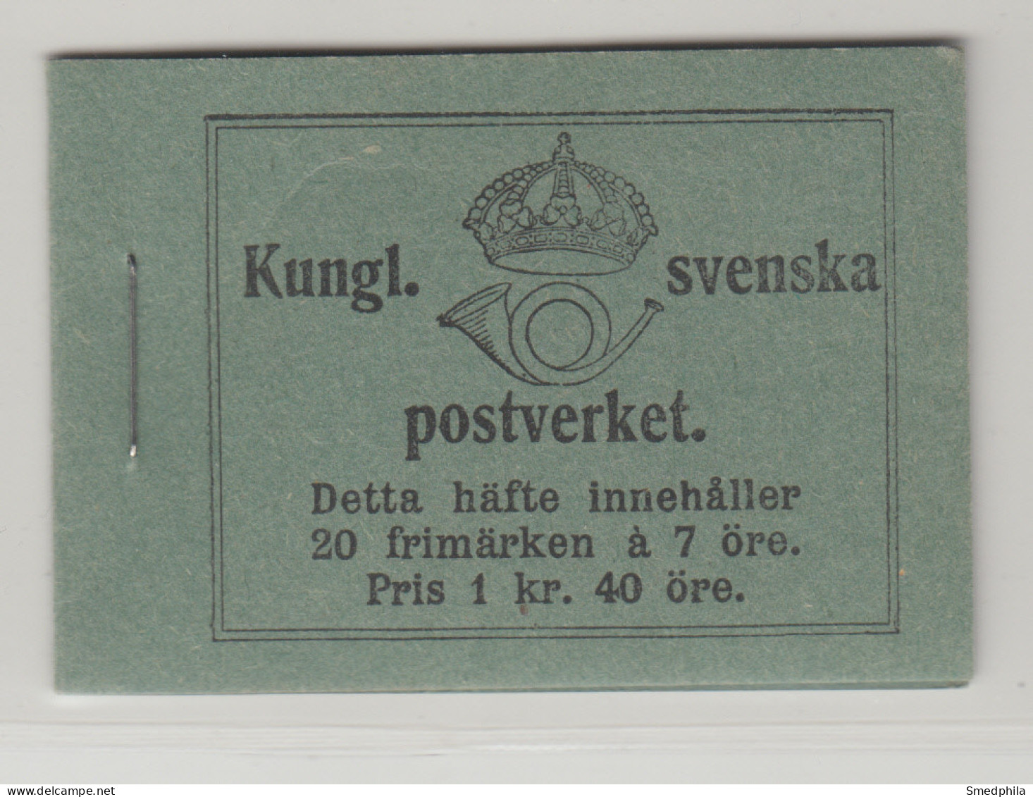 Sweden Booklet 1918 - Facit 9 O MNH ** - 1904-50