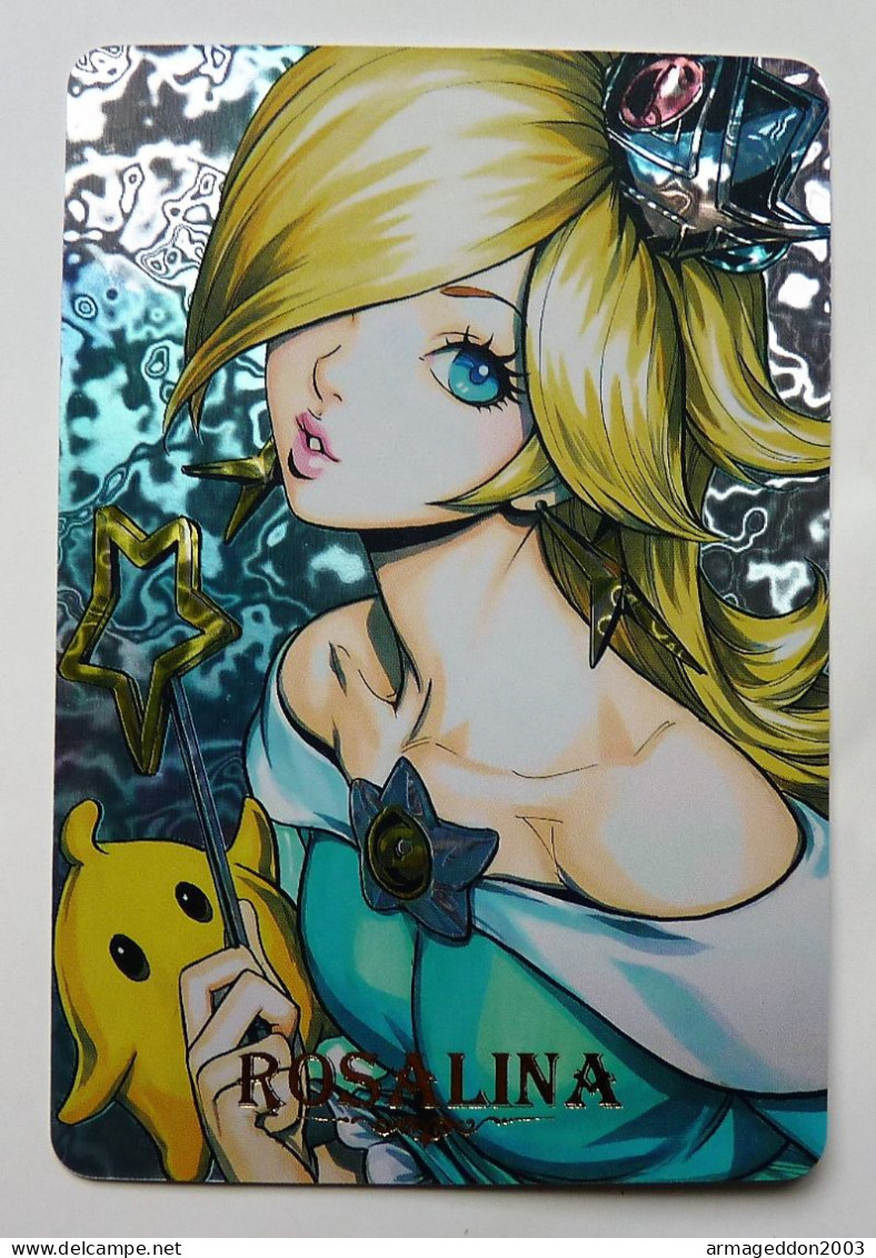 CARTE SEXY GIRL WAIFU BEAUTY MANGA MINT HOLO PRISM Super Mario Rosalina - Marvel