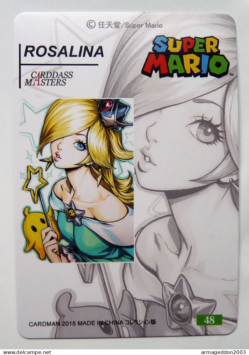 CARTE SEXY GIRL WAIFU BEAUTY MANGA MINT HOLO PRISM Super Mario Rosalina - Marvel