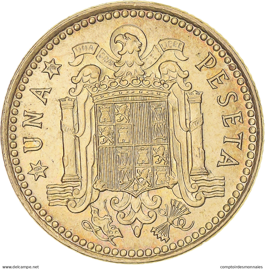 Monnaie, Espagne, Juan Carlos I, Peseta, 1976, TTB+, Bronze-Aluminium, KM:806 - 1 Peseta