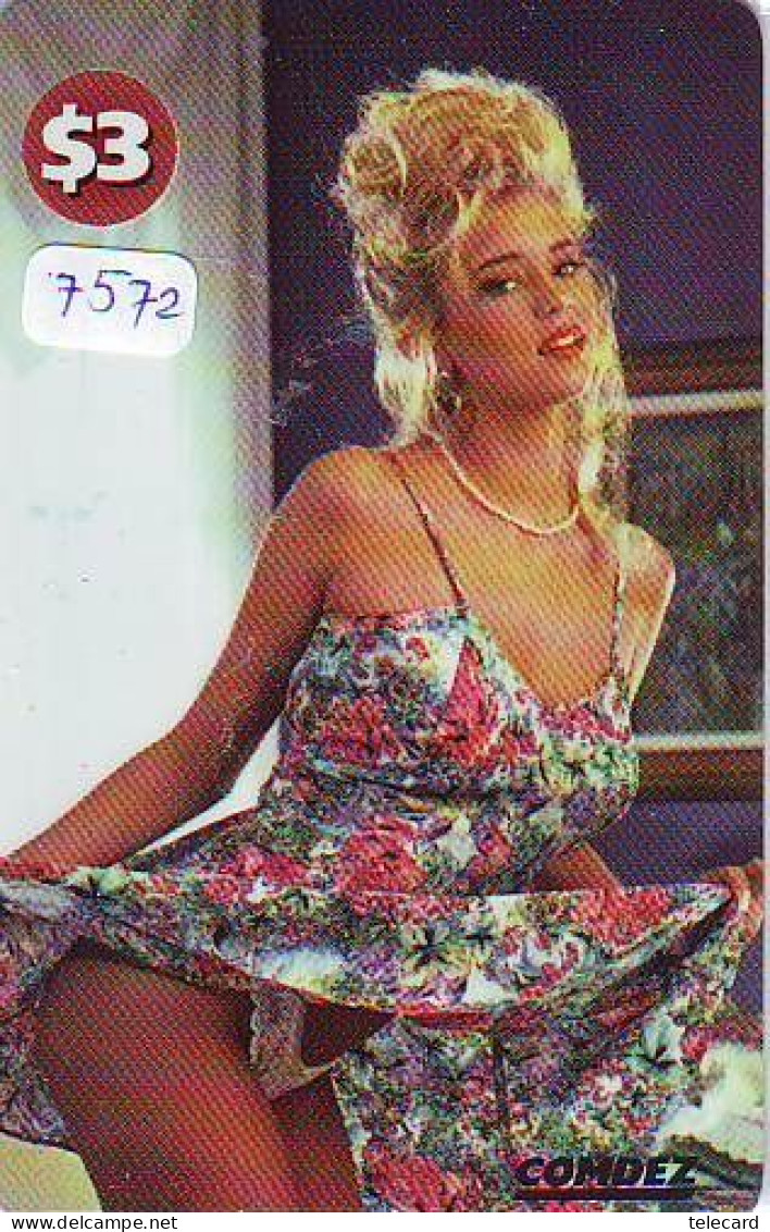 Télécarte USA * EROTIQUE (7572) Mint $ 3.00 EROTIC PHONECARD * BATHCLOTHES  FEMME SEXY LADY LINGERIE - Fashion