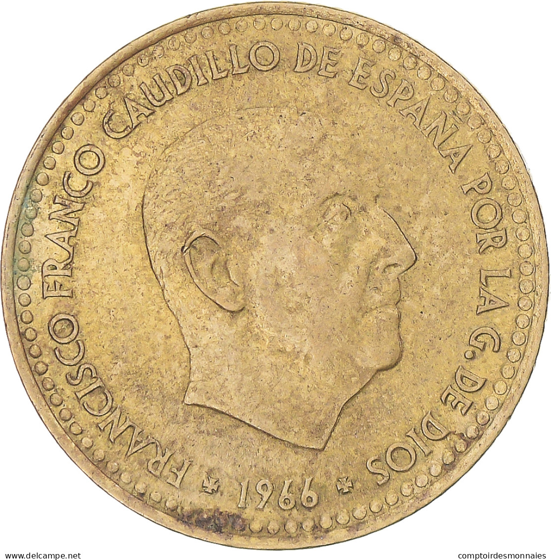 Monnaie, Espagne, Francisco Franco, Caudillo, Peseta, 1975, TTB - 1 Peseta