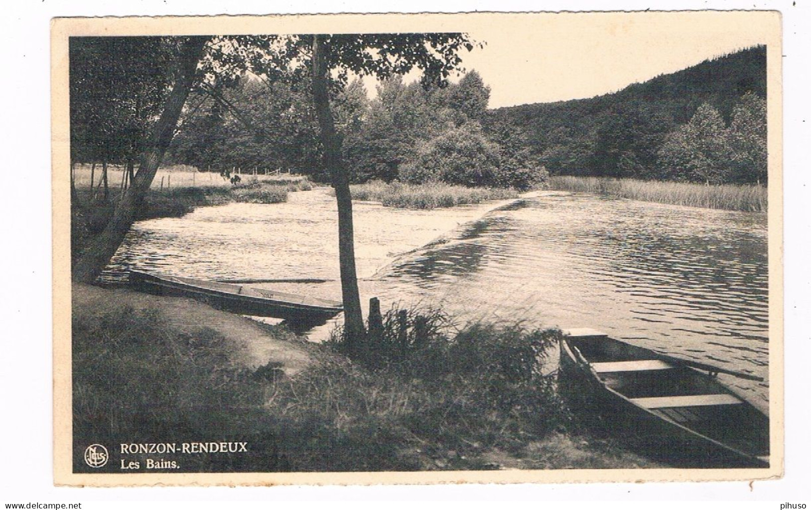 B-9787   RONZON-RENDEUX : Les Bains - Rendeux