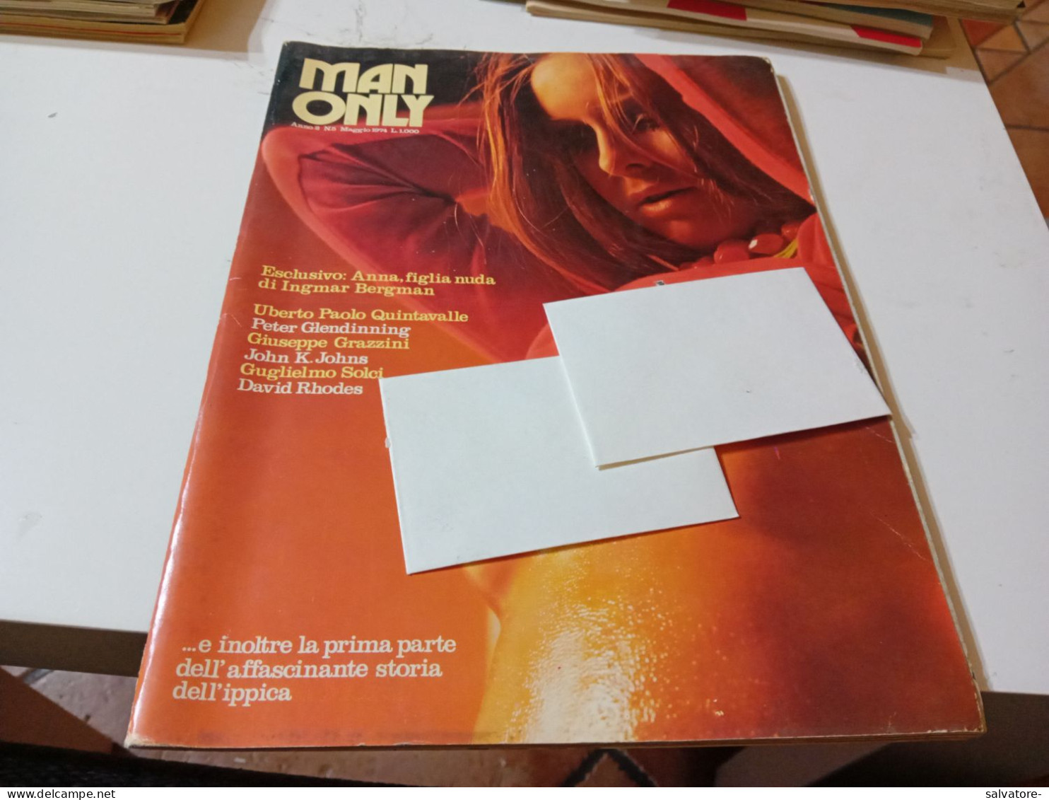 RIVISTA MAN ONLY- ANNO 2- NUMERO 5- MAGGIO 1974 - Santé Et Beauté