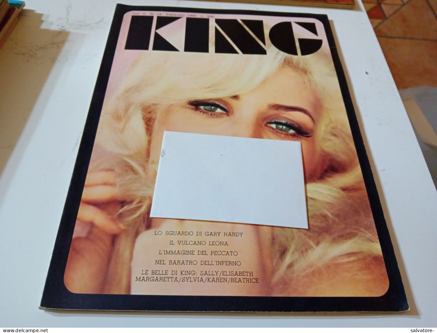 RIVISTA SEX IL KING- V.II- 14 SETTEMBRE 1969 - Gezondheid En Schoonheid