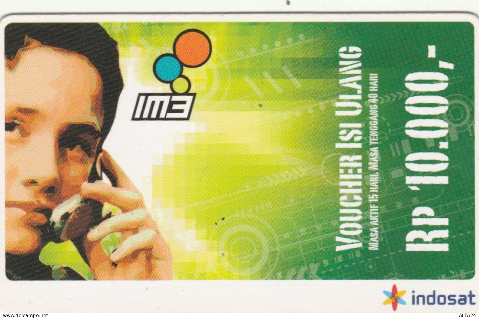 PREPAID PHONE CARD INDONESIA (PV332 - Indonésie