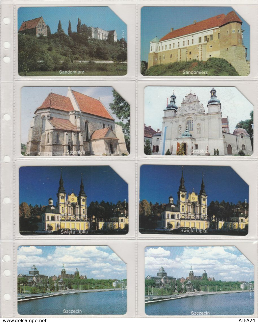 LOT 8 PHONE CARDS POLONIA (PV39 - Pologne