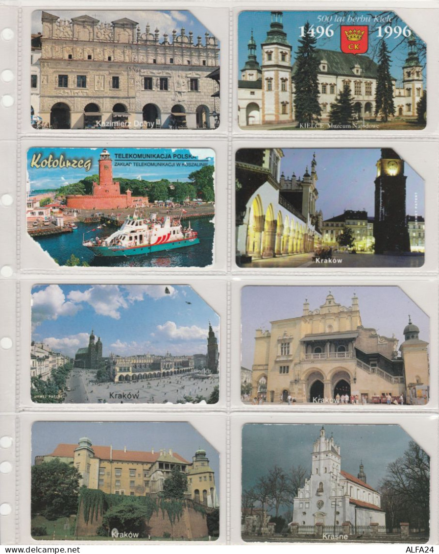 LOT 8 PHONE CARDS POLONIA (PV34 - Poland