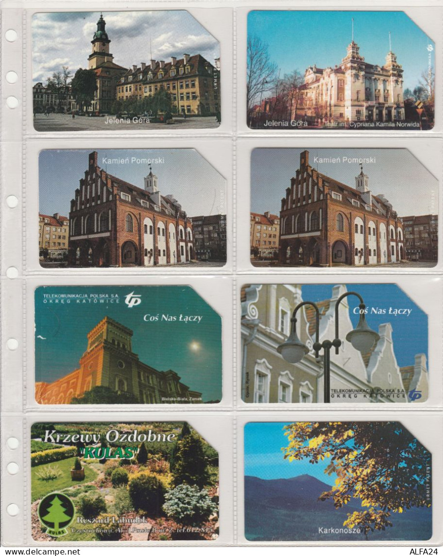 LOT 8 PHONE CARDS POLONIA (PV32 - Poland