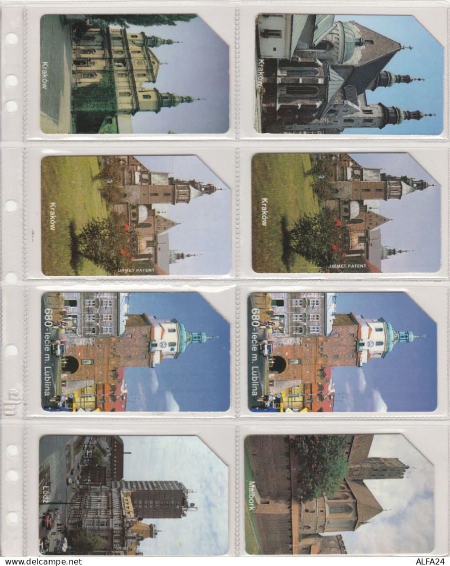 LOT 8 PHONE CARDS POLONIA (PV26 - Pologne