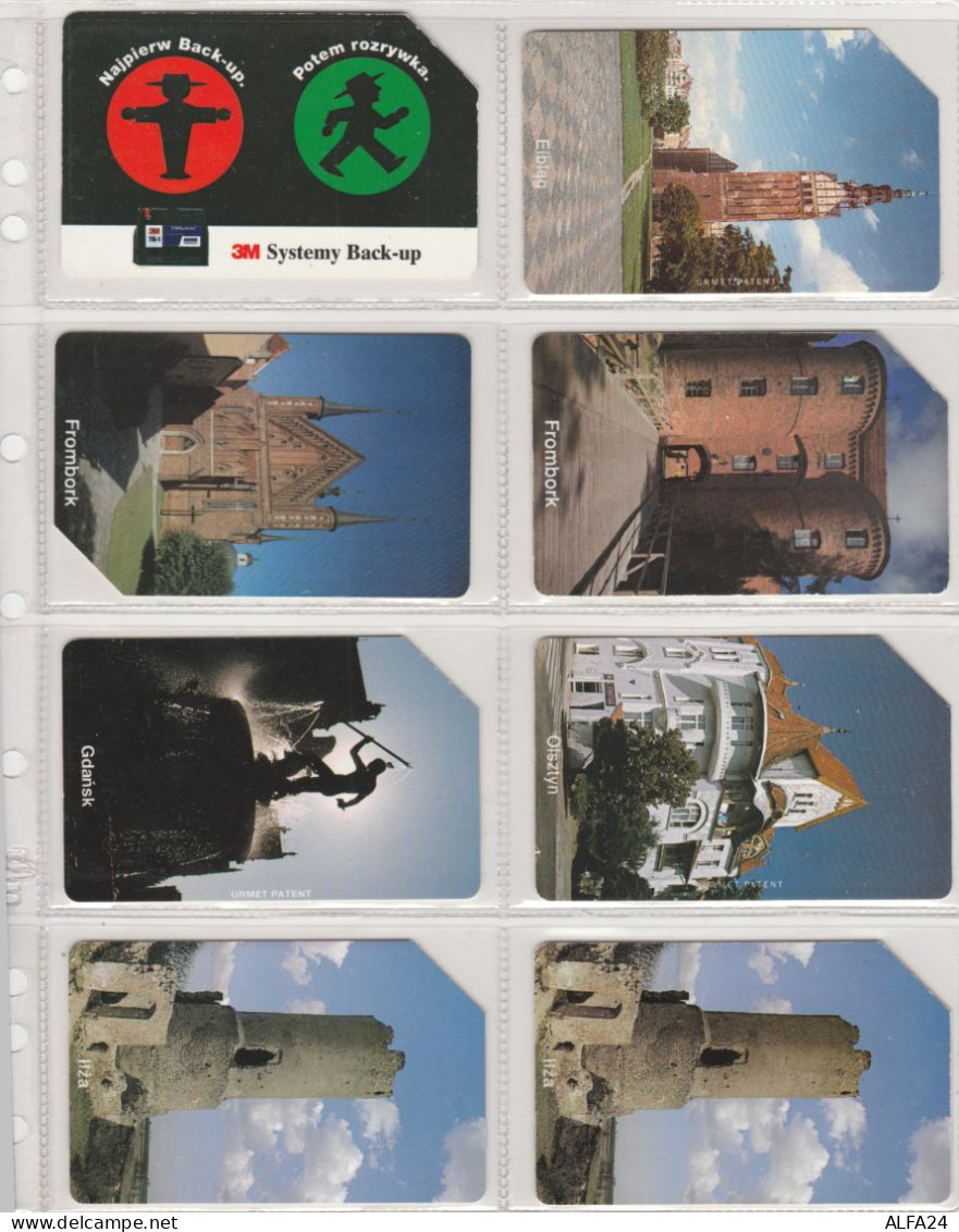 LOT 8 PHONE CARDS POLONIA (PV21 - Poland