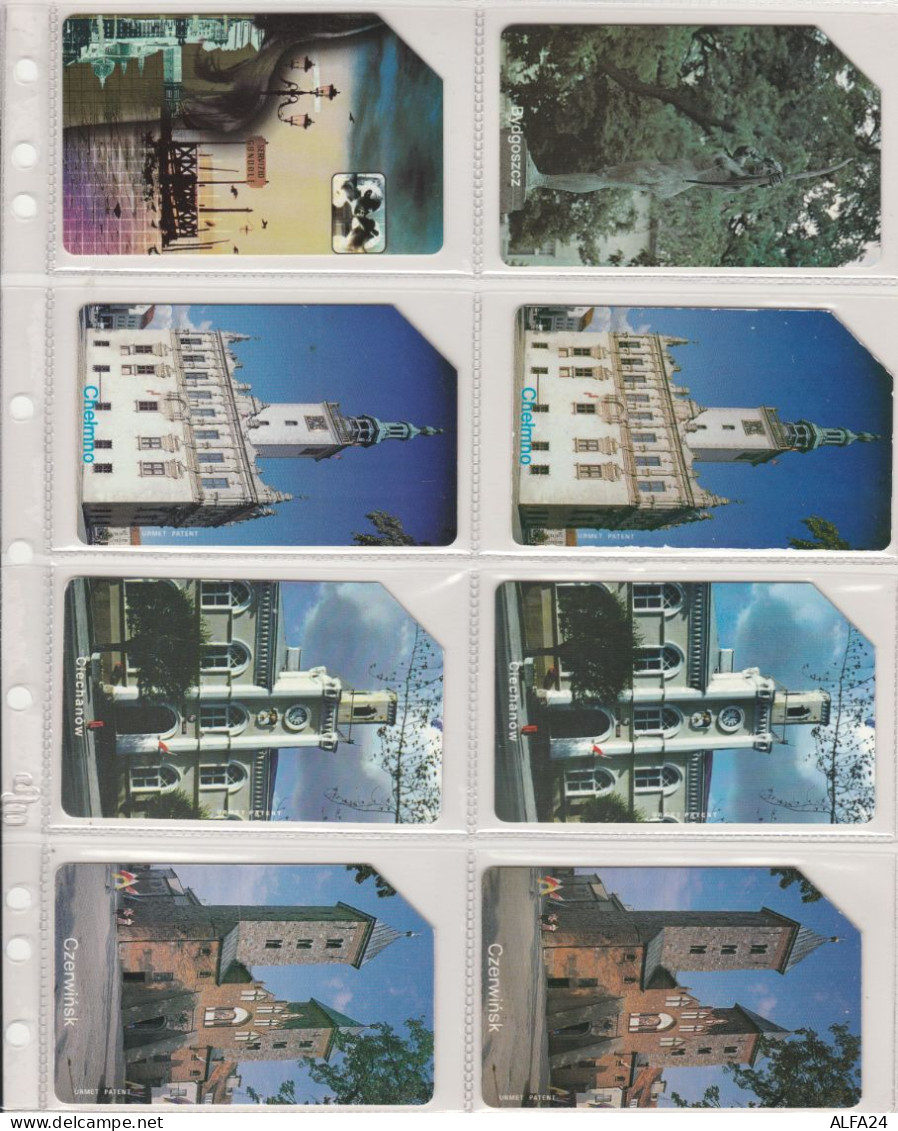 LOT 8 PHONE CARDS POLONIA (PV22 - Polonia