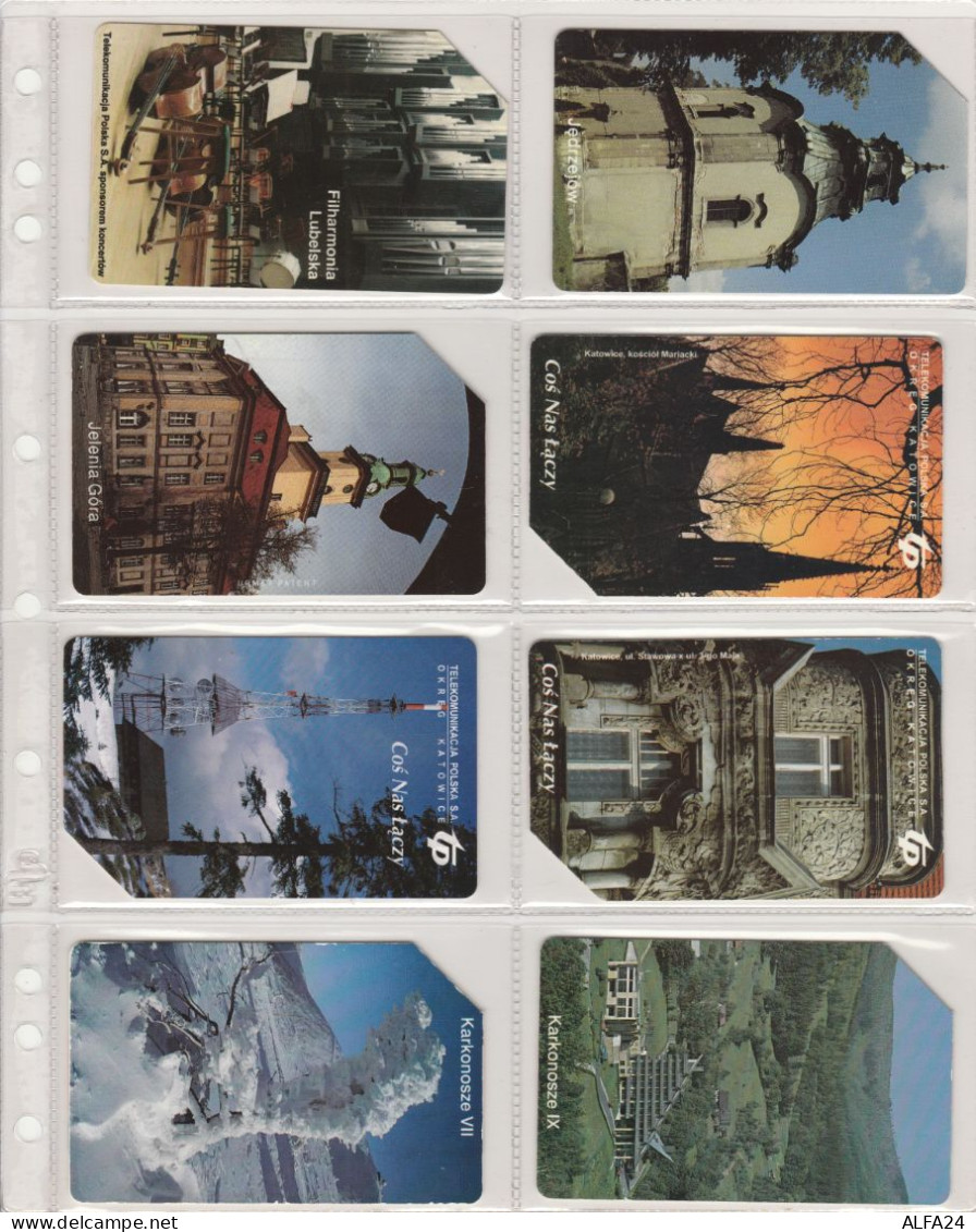LOT 8 PHONE CARDS POLONIA (PV20 - Pologne
