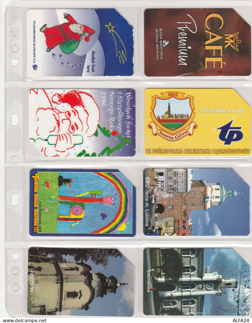 LOT 8 PHONE CARDS POLONIA (PV5 - Polen