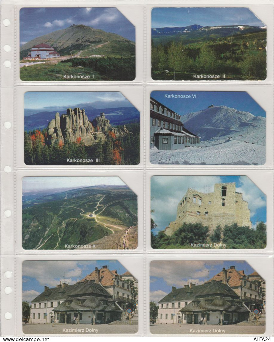 LOT 8 PHONE CARDS POLONIA (PV33 - Polonia