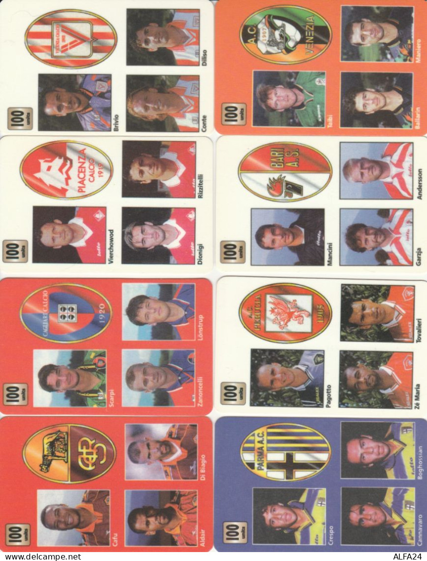 8 PREPAID PHONE CARD FOOTBALL CALCIO (PV1178 - Deportes