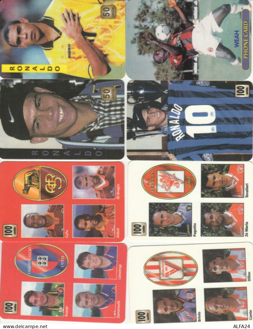 8 PREPAID PHONE CARD FOOTBALL CALCIO (PV1171 - Sport