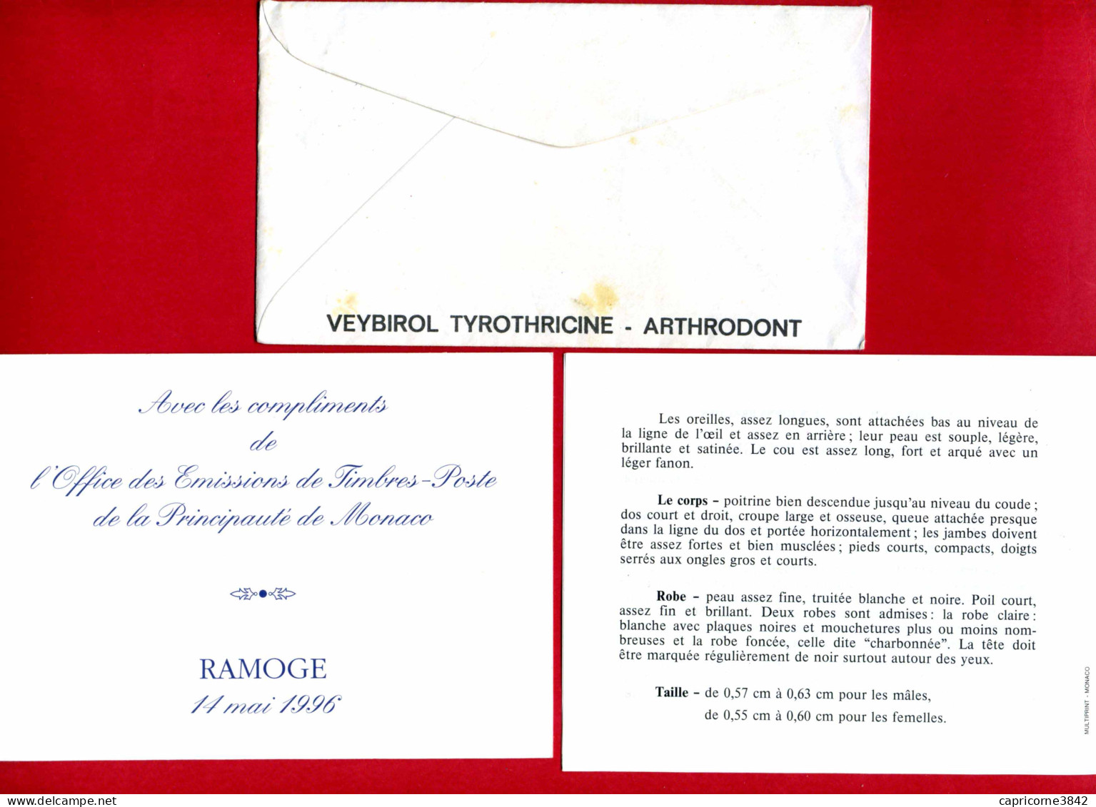 Monaco -3 Doc:  1er Jour  "SAUVER VENISE" +plaquette Le BRAQUE D'AUVERGNE +fiche Pour émission Du Timbre "ACCORD RAMOGE" - Marcofilia