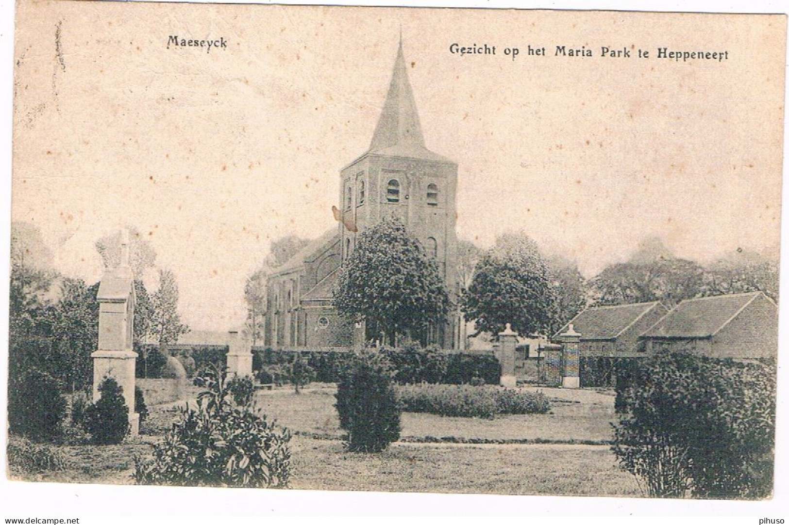 B-9813   MAESEYCK/ HEPPENEERT : Gezicht Op Het Maria Park Te Heppeneert - Maaseik