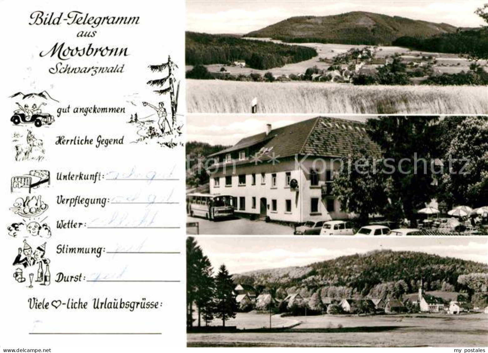42672544 Moosbronn Gasthaus Pension Zum Strauss Moosbronn - Gaggenau