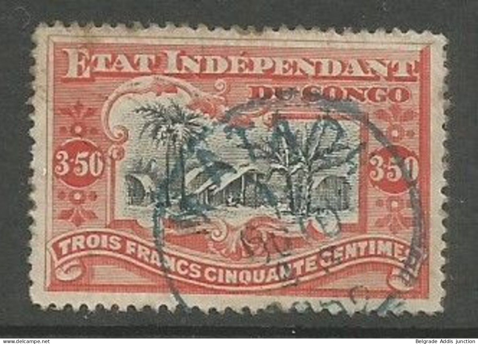 Belgisch Congo Belge COB 27 Type Mols Oblitéré Used 1898 - Used Stamps