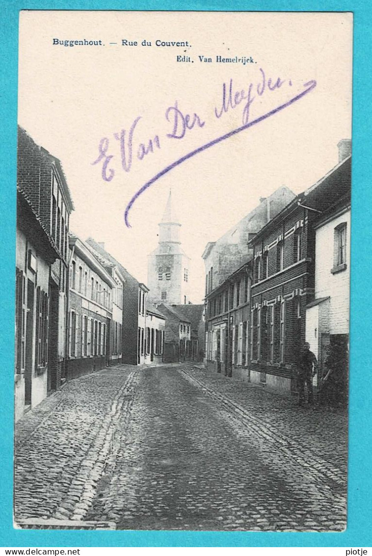 * Buggenhout (Oost Vlaanderen) * (Edit Van Hemelrijck) Rue Du Couvent, Kloosterstraat, église, Old, Rare - Buggenhout