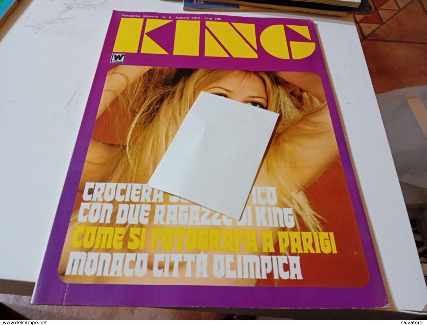 RIVISTA KING- MENSILE NUMERO 8- AGOSTO 1972 - Salute E Bellezza