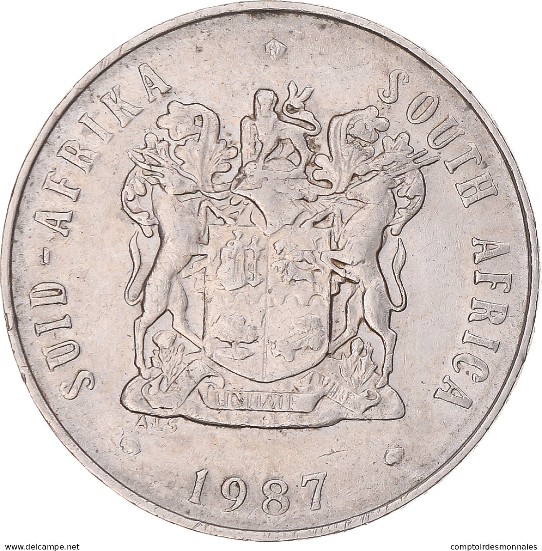 Monnaie, Afrique Du Sud, 20 Cents, 1987, TTB+, Nickel, KM:86 - South Africa