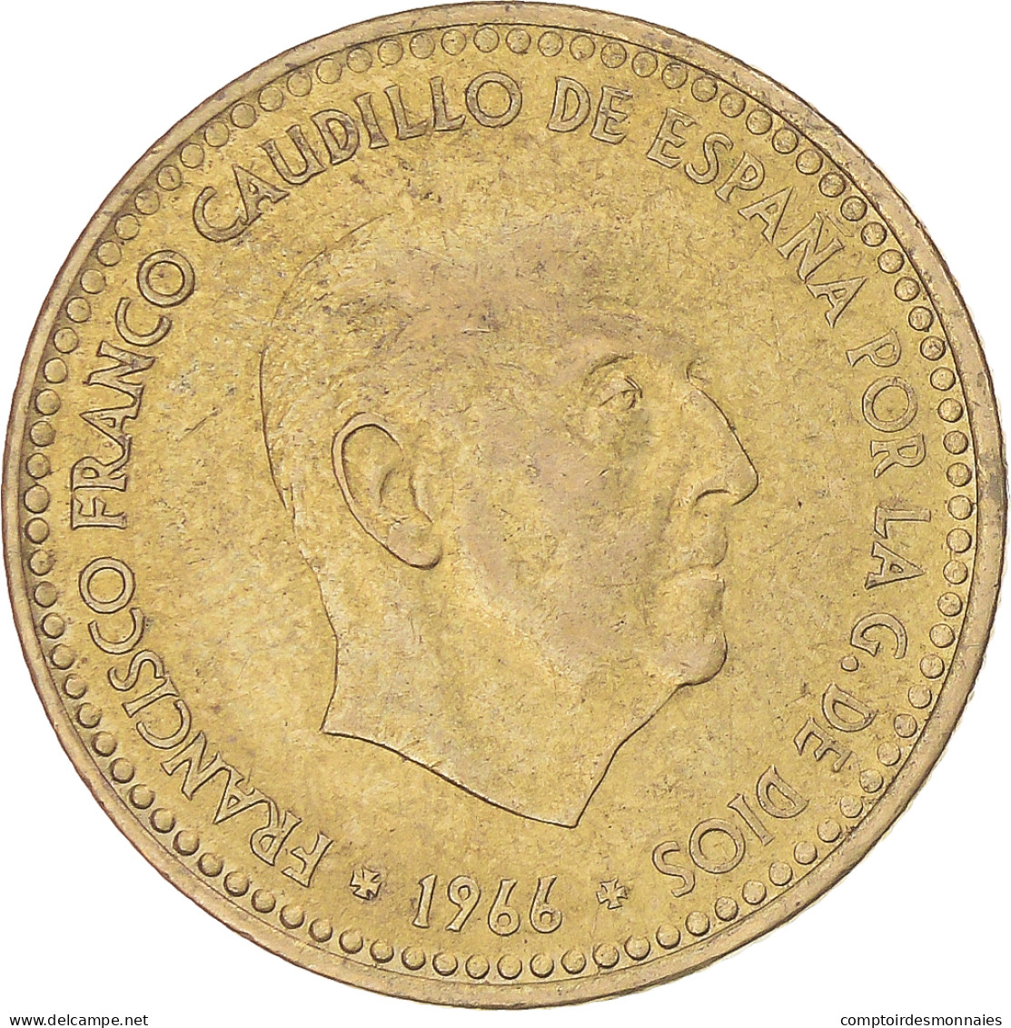 Monnaie, Espagne, Francisco Franco, Caudillo, Peseta, 1974, TTB - 1 Peseta