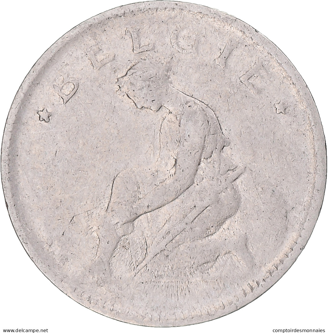 Monnaie, Belgique, 50 Centimes, 1923, TB+, Nickel - 50 Cents