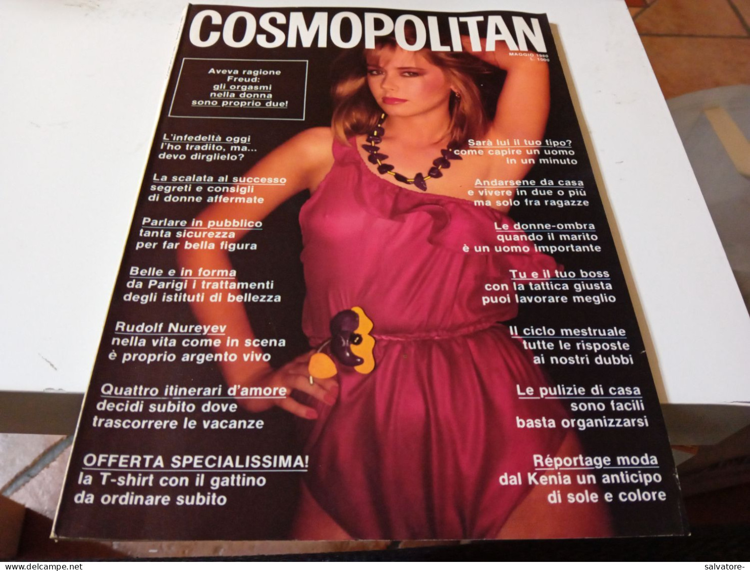 RIVISTA COSMOPOLITAN- MAGGIO 1980 - Gezondheid En Schoonheid