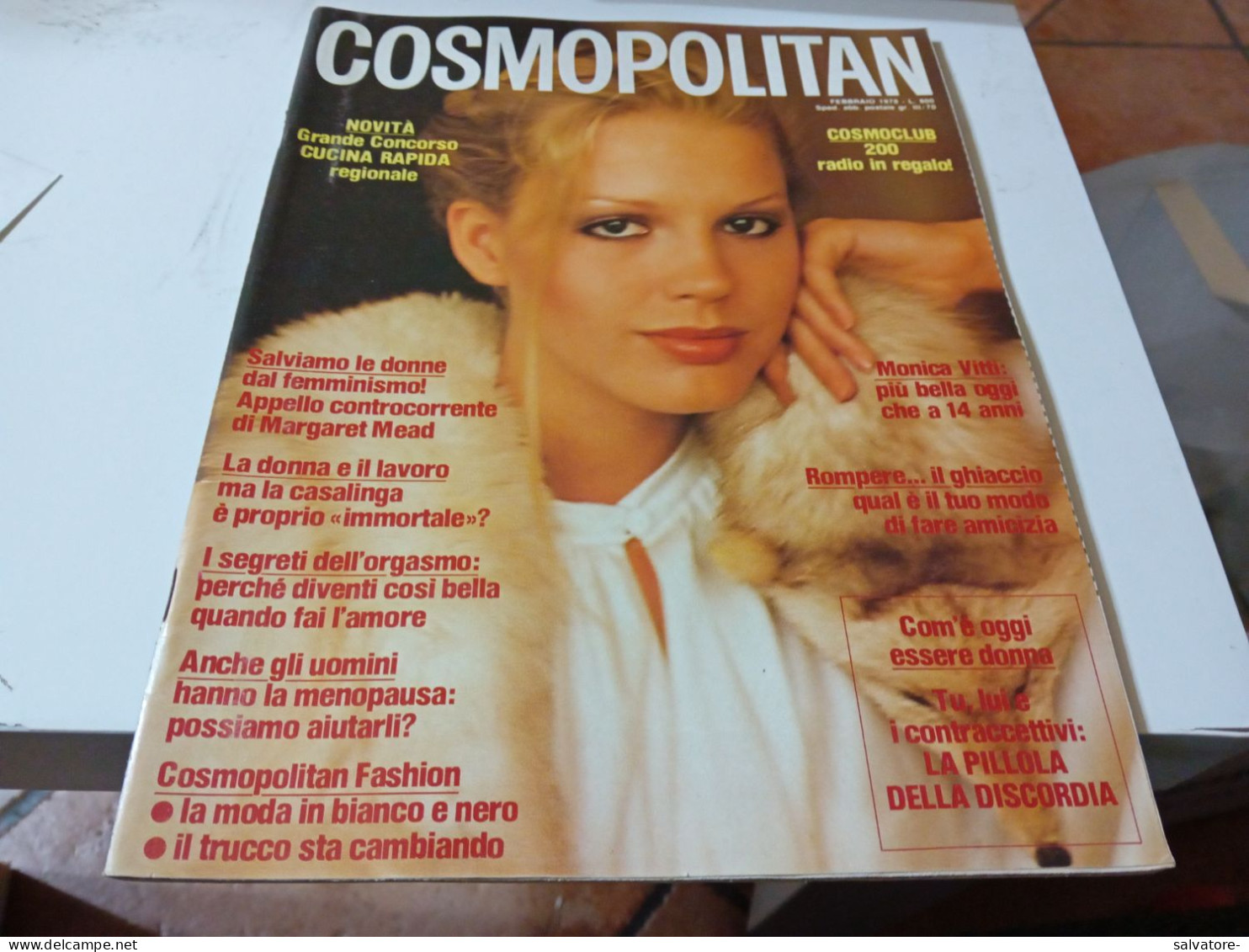 RIVISTA COSMOPOLITAN- FEBBRAIO 1978 - Gezondheid En Schoonheid