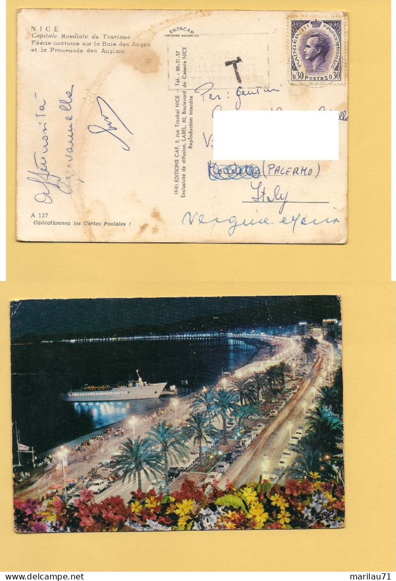 12229 PRINCIPATO DI MONACO 1970 Stamp 30c Isolato Card ANNULLO - Cartas & Documentos