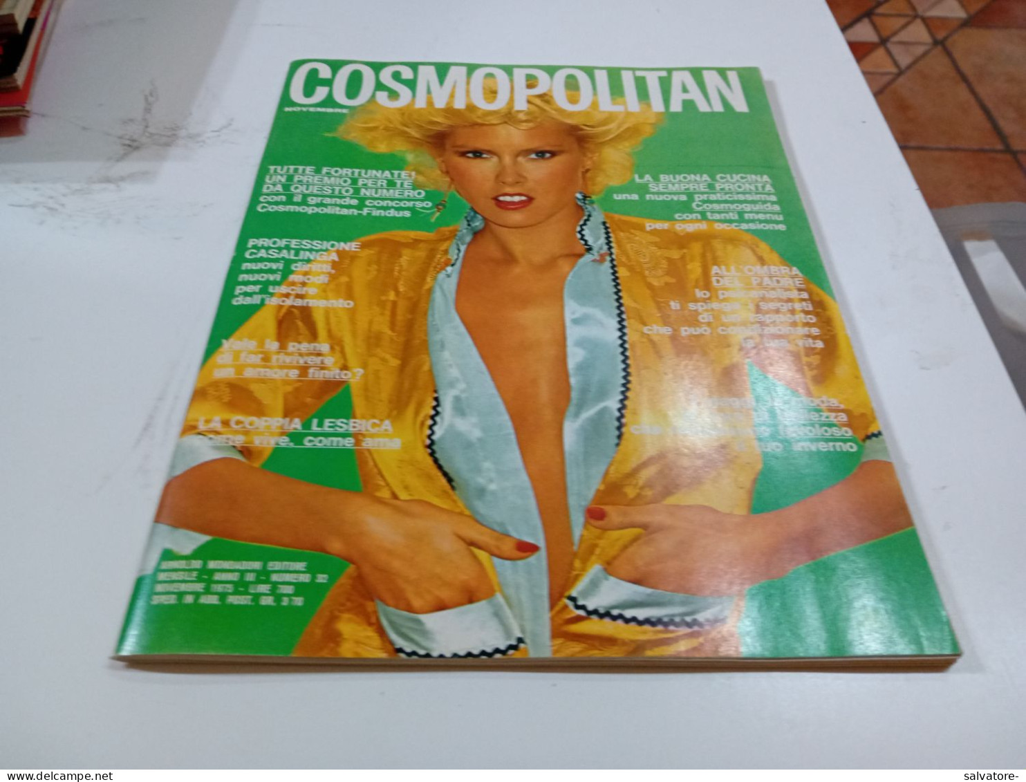 RIVISTA COSMOPOLITAN- ANNO 3- NUMERO 32- NOVEMBRE 1975 - Health & Beauty