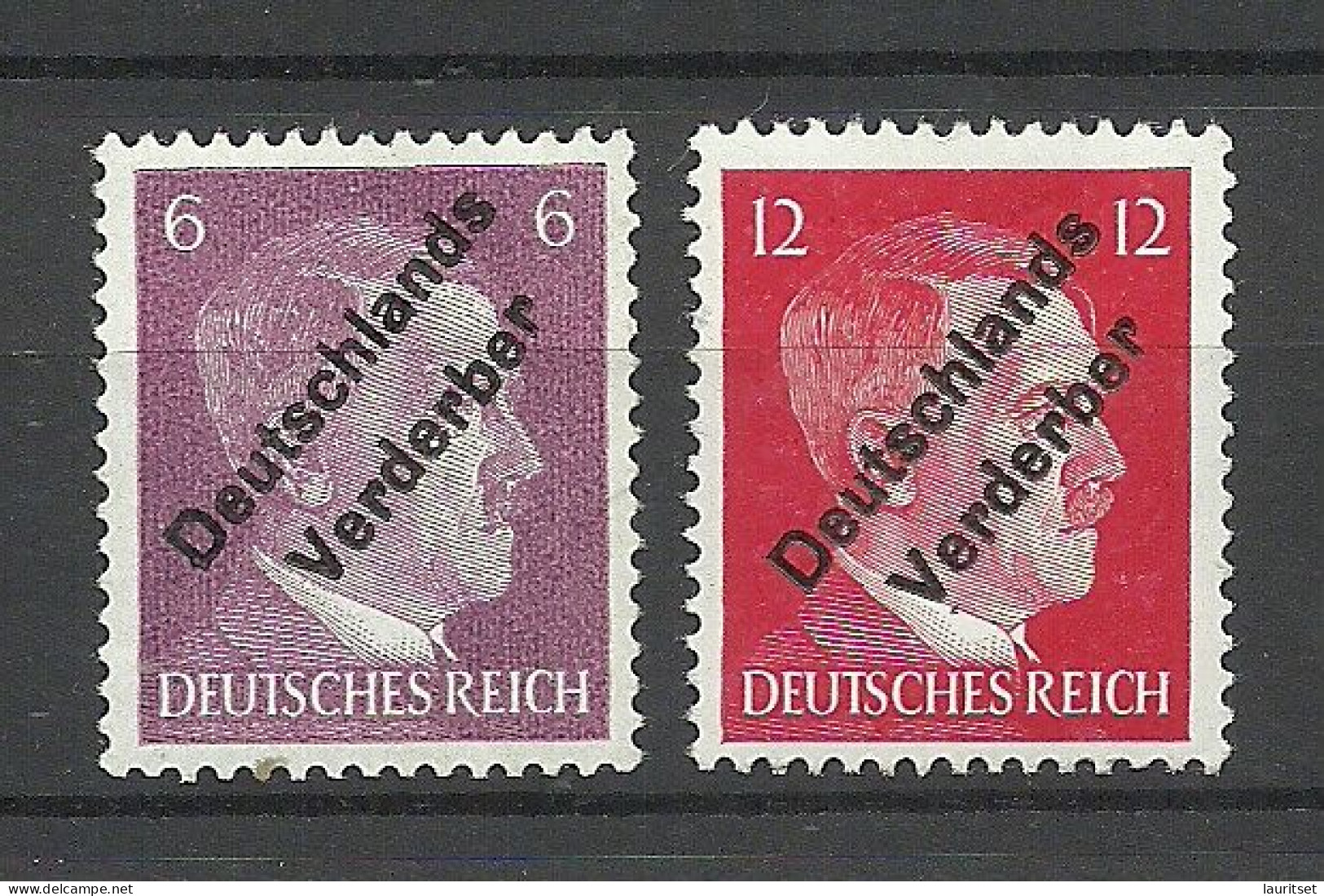 Germany Deutschland Lokalausgabe 1945 Meissen Michel 32 & 34 MNH - Postfris