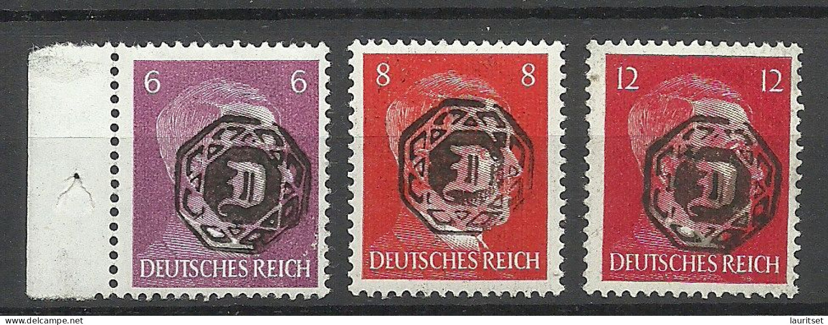 Germany Deutschland Lokalausgabe 1945 LÖBAU Michel 7 - 8 & 10 MNH - Neufs