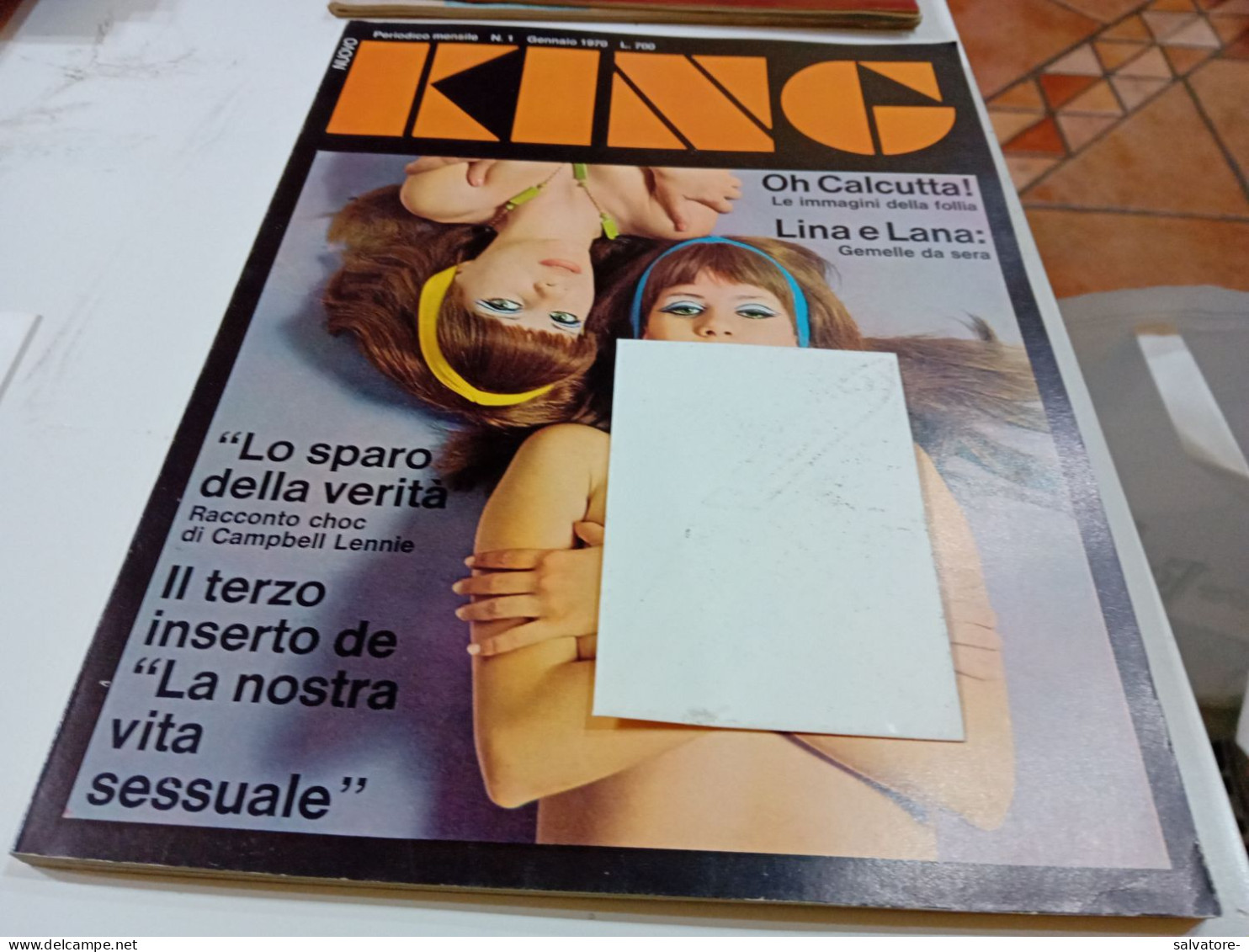 RIVISTA IL KING- PERIODICO MENSILE- NUMERO 1- GENNAIO 1970 - Salute E Bellezza