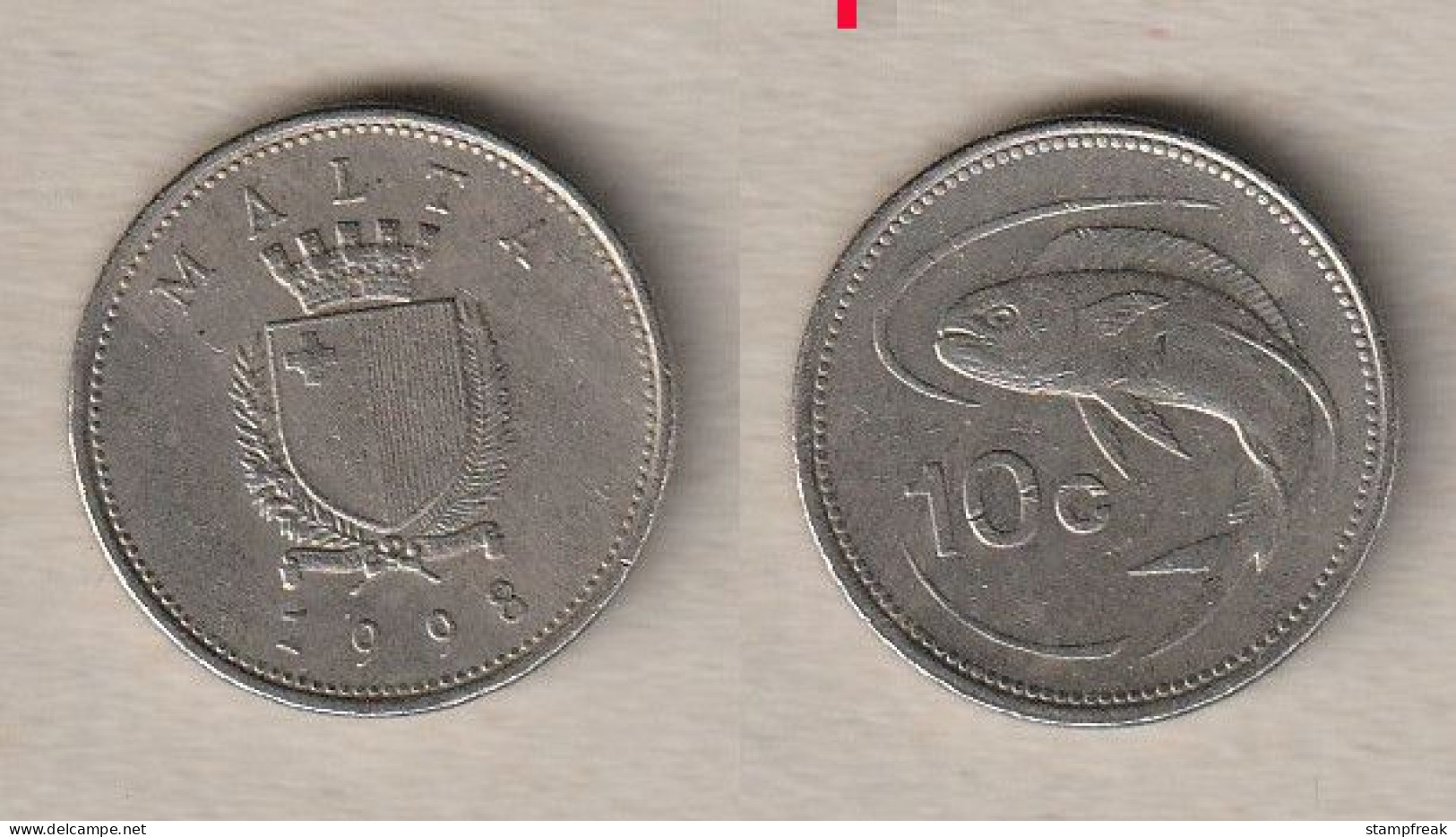 00631) Malta, 10 Cents 1998 - Malta